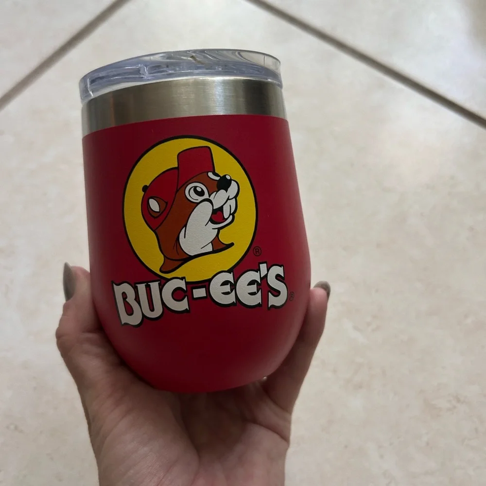 Buc-ee's Red Stainless Steel Insulated Tumbler with Lid - Picture 1 of 3